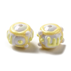 Hand Painted Acrylic with Enamel Beads&nbsp;MACR-K354-38A