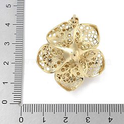 Rack Plating Brass Pendants&nbsp;KK-G515-28G