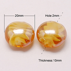 Handmade Lampwork Beads&nbsp;LAMP-S010-20mm-M