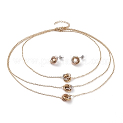 304 Stainless Steel Jewelry Sets&nbsp;SJEW-I205-11