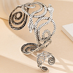 Snake Alloy Cuff Bangles & Cuff Ring Sets&nbsp;FS-WG7A5B3-02