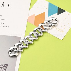 Handmade UV Plating Acrylic Curb Chains&nbsp;AJEW-JB00774-05