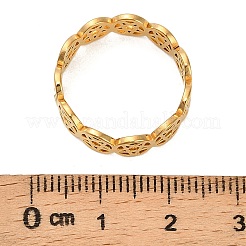 Hollow Out Star 304 Stainless Steel Finger Rings for Women&nbsp;LS-RJEW-G353-04G