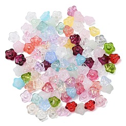Baking Paint Transparent Glass Beads&nbsp;GLAA-T025-81C