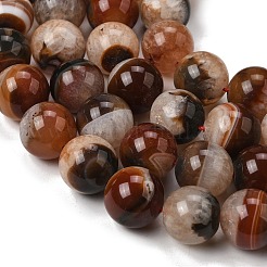 Natural Agate Beads Strands&nbsp;G-F820-K06-16mm-01B