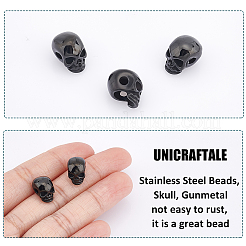 8Pcs 304 Stainless Steel Beads&nbsp;STAS-UN0043-83