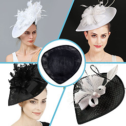 Cloth Round Fascinator Hat Base for Millinery Magic&nbsp;AJEW-WH0270-738B