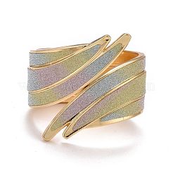 Sparkling Wing Wrap Cuff Bangle&nbsp;BJEW-K223-06KCG-01