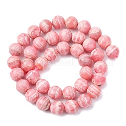 Natural Rhodochrosite Beads Strands&nbsp;G-J369-03-10mm-A