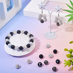100Pcs 5 Styles Polymer Clay Rhinestone Beads&nbsp;RB-TA0001-22A