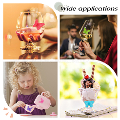Silicone Drink Wine Glass Charms Tags&nbsp;AJEW-SC0001-38