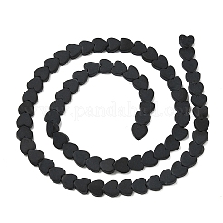 Frosted Synthetic Glass Beads Strands&nbsp;G-A272-A01-02