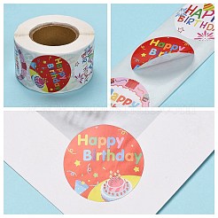 3 Roll 3 Style Self Adhesive Paper Stickers&nbsp;DIY-SZ0003-07