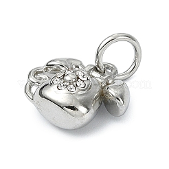 304 Stainless Steel Rhinestone Pendants&nbsp;STAS-A145-04L-P