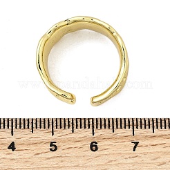 Brass Adjustable Cuff Rings for Women&nbsp;RJEW-L130-004G