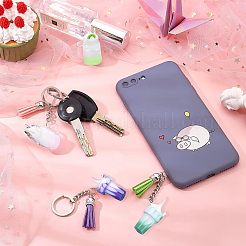 DIY Cute Tassel Keychain Making Kits&nbsp;DIY-OC0003-97