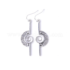 Zinc Alloy Dangle Earrings&nbsp;FS-WG8C7C6-01