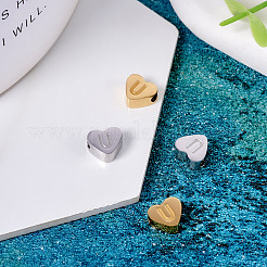 4Pcs 2 Colors Stainless Steel Beads&nbsp;STAS-TA0002-72C