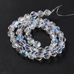 Transparent Glass Beads Strands&nbsp;GLAA-F114-02A-10