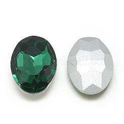 Pointed Back Glass Rhinestone Cabochons&nbsp;RGLA-T080-13x18mm-15