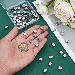 60Pcs 201 Stainless Steel Slide Charms&nbsp;STAS-ME0002-75