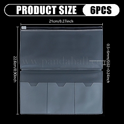 Rectangle PVC Storage Bag for Travel Notebook&nbsp;OFST-WH0899-019A