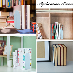 4Pcs 2 Colors Plastic Bookend Display Stands&nbsp;AJEW-CA0004-09