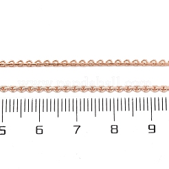 Brass Link Chain Necklaces for Women&nbsp;NJEW-D302-13RG