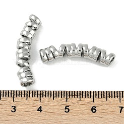 Brass Curved Tube Beads&nbsp;KK-P283-11P