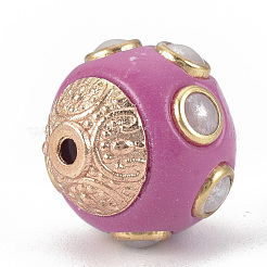 Handmade Indonesia Beads&nbsp;IPDL-Q041-103L-G