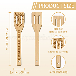 6Pcs Bamboo Spoons & Knifes & Forks&nbsp;AJEW-WH0411-067