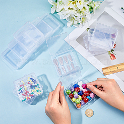 Plastic Bead Containers with Hinged Lid&nbsp;CON-WH0086-222