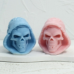 Halloween Skull DIY Food Grade Silicone Statue Candle Molds&nbsp;PW-WG77644-01