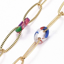 Handmade Brass Paperclip Chains&nbsp;CHC-H102-13G-A