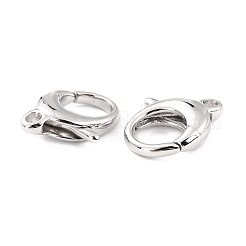 Brass Lobster Claw Clasps&nbsp;X-KK-D065-02P