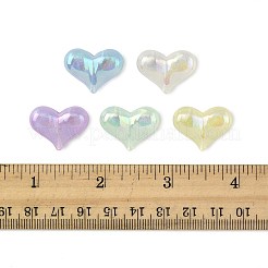 40Pcs UV Plating Rainbow Iridescent Acrylic Beads&nbsp;OACR-FS0002-25