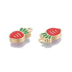 Brass Enamel Charms&nbsp;KK-G432-07G