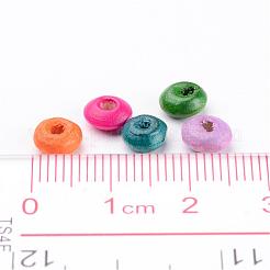 Lead Free Rondelle Natural Wood Beads&nbsp;X-YTB032