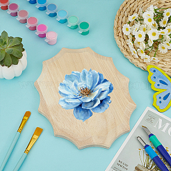 Unfinished Rubber Wood Timber Board&nbsp;WOOD-WH0131-32B