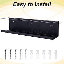 Zinc Alloy Wall Mounted Cylinder Tube Display Rack&nbsp;AJEW-WH0542-049