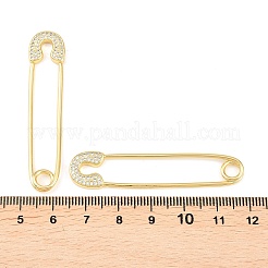 Brass Micro Pave Cubic Zirconia Big Pendants&nbsp;KK-C162-051G