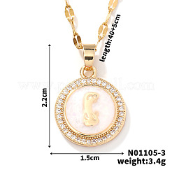 Brass Micro Pave Clear Cubic Zirconia Flat Round with Virgin Mary Pendant Necklaces&nbsp;AR1456-3