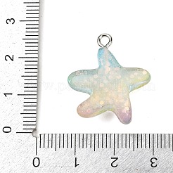 Ocean Theme Transparent Resin Pendants&nbsp;RESI-I351-03P-05