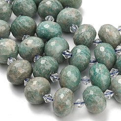 Natural Amazonite Beads Strands&nbsp;G-L642-I09-18x13mm