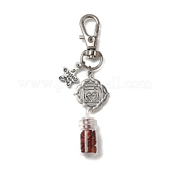 7Pcs Tibetan Style Alloy Pendant Decorations&nbsp;HJEW-JM04102