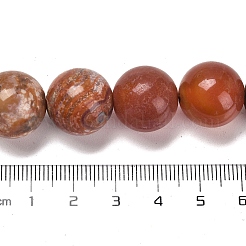 Natural Fire Crackle Agate Beads Strands&nbsp;G-B079-A01-04