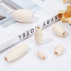 Unfinished Wood Beads&nbsp;WOOD-OC0001-64