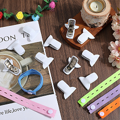 5Pcs 5 Colors Polyester Clothes Organizer Elastic Bands&nbsp;FIND-CN0001-67A