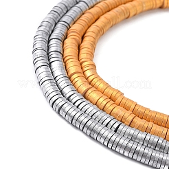 4Strands 2 Colors Handmade Polymer Clay Beads Strands&nbsp;CLAY-YW0001-60