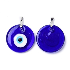 Handmade Evil Eye Lampwork Pendants&nbsp;LAMP-C001-02D